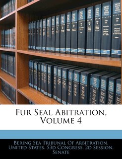 Front cover_Fur Seal Abitration, Volume 4
