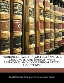 Couverture_Horringer Parish Registers