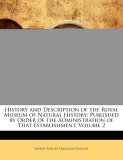 Front cover_History And Description Of The Royal Museum Of Natural History