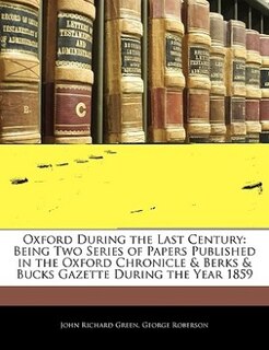 Front cover_Oxford During The Last Century