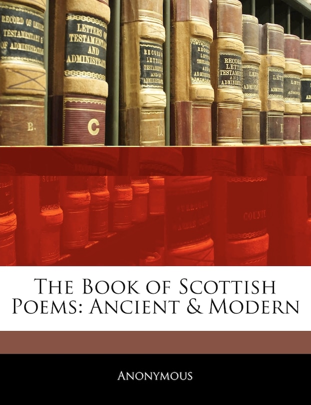 Front cover_The Book Of Scottish Poems