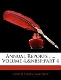 Annual Reports ...., Volume 4,&nbsp;part 4
