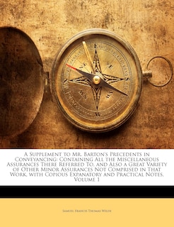 Front cover_A Supplement to Mr. Barton's Precedents in Conveyancing