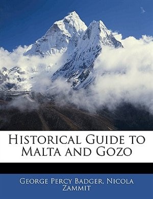 Front cover_Historical Guide To Malta And Gozo