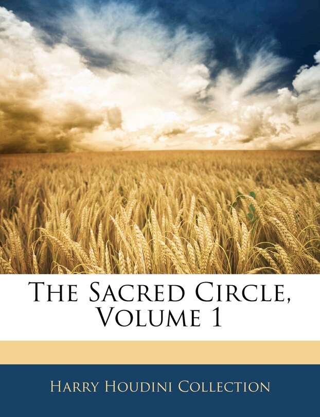 Front cover_The Sacred Circle, Volume 1
