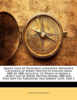 Couverture_Handy Lists Of Technical Literature