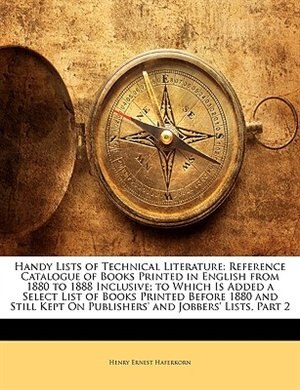 Couverture_Handy Lists Of Technical Literature