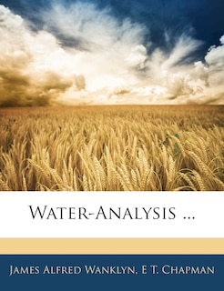 Couverture_Water-analysis ...