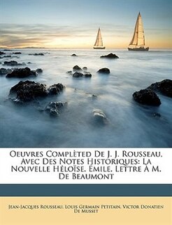 Front cover_Oeuvres Complted de J. J. Rousseau, Avec Des Notes Historiques