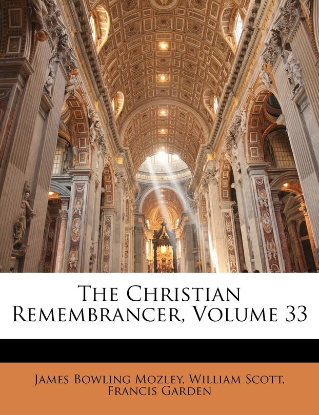 Front cover_The Christian Remembrancer, Volume 33