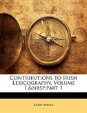 Front cover_Contributions to Irish Lexicography, Volume 1, part 1