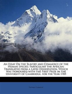 Front cover_An Essay On the Slavery and Commerce of the Human Species