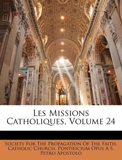 Couverture_Les Missions Catholiques, Volume 24