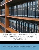 Couverture_The New England Historical and Genealogical Register, Volume 44