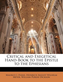 Couverture_Critical and Exegetical Hand-Book to the Epistle to the Ephesians