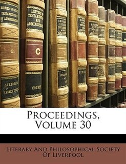 Couverture_Proceedings, Volume 30