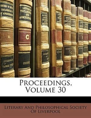 Couverture_Proceedings, Volume 30