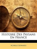 Couverture_Histoire Des Paysans En France