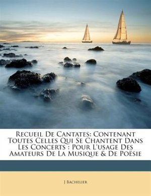 Front cover_Recueil De Cantates