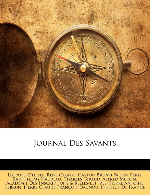 Couverture_Journal Des Savants
