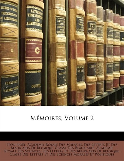 Couverture_Mémoires, Volume 2