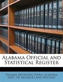 Front cover_Alabama Official and Statistical Register