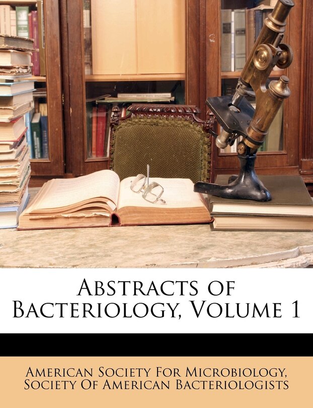 Front cover_Abstracts of Bacteriology, Volume 1