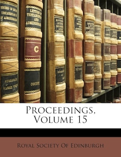 Couverture_Proceedings, Volume 15