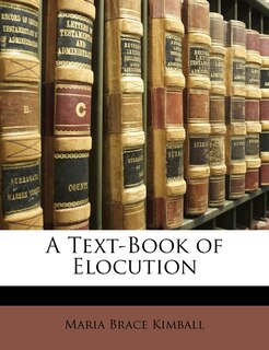 Couverture_A Text-Book of Elocution