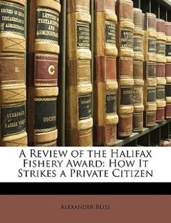 Front cover_A Review of the Halifax Fishery Award