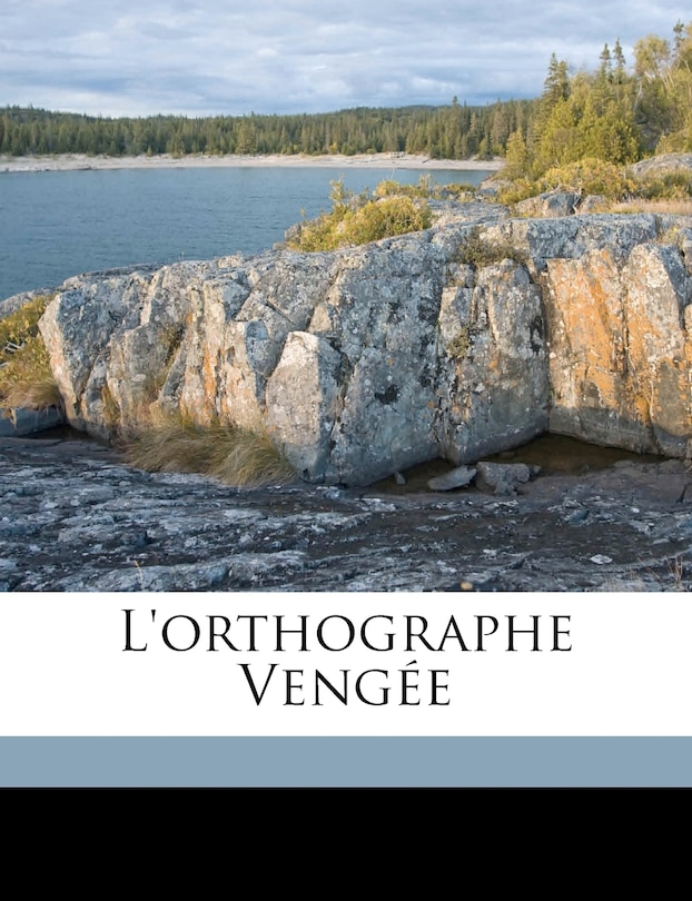 Couverture_L'orthographe Vengée