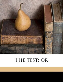Front cover_The Test; Or