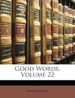 Couverture_Good Words, Volume 22