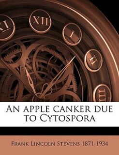 Couverture_An Apple Canker Due To Cytospora