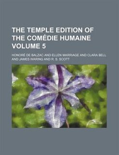 Front cover_The Temple edition of the Comédie humaine Volume 5