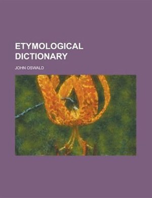 Front cover_Etymological Dictionary