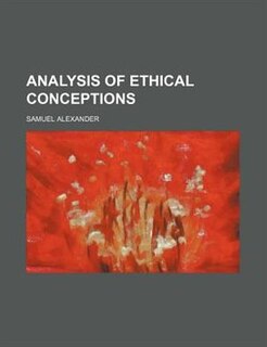 Couverture_Analysis of ethical conceptions