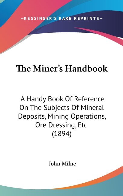 Couverture_The Miner's Handbook
