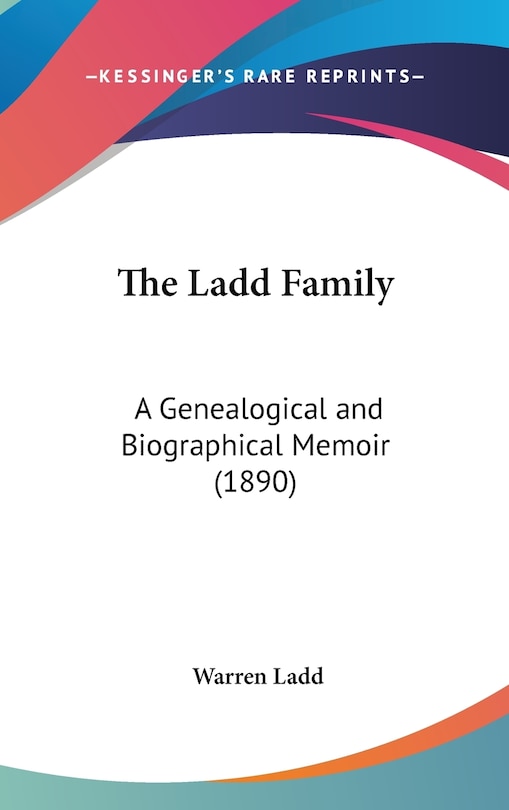 Front cover_The Ladd Family