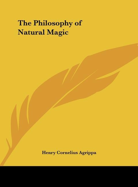 Front cover_The Philosophy of Natural Magic