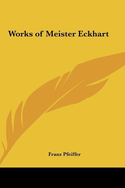 Front cover_Works of Meister Eckhart