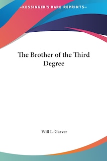 Front cover_The Brother of the Third Degree