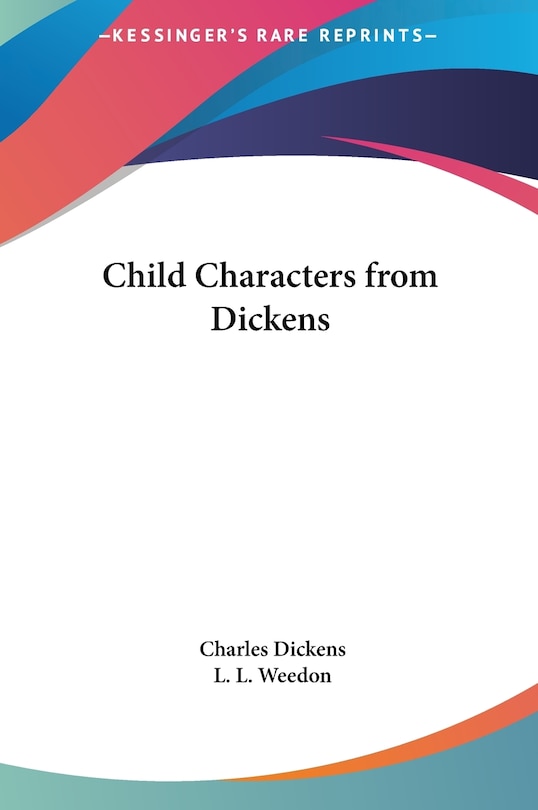 Front cover_Child Characters from Dickens
