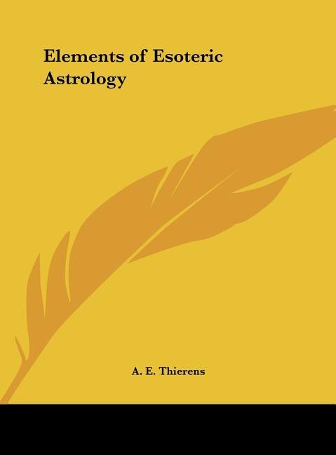 Couverture_Elements of Esoteric Astrology
