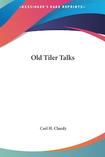 Front cover_Old Tiler Talks