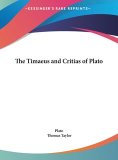 Couverture_The Timaeus and Critias of Plato