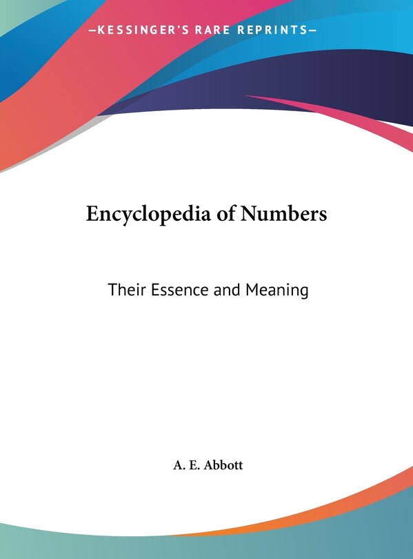 Front cover_Encyclopedia of Numbers