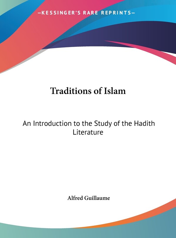 Couverture_Traditions of Islam