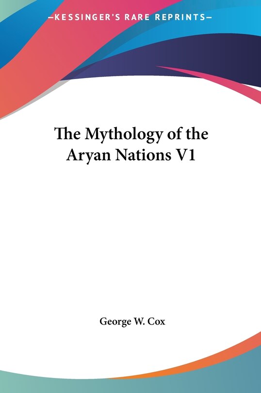 Front cover_The Mythology of the Aryan Nations V1