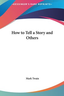 Front cover_How to Tell a Story and Others